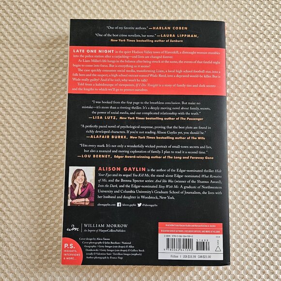 4/$40 2018 - If I die tonight - Alison Gaylin - Paperback - Picture 6 of 6